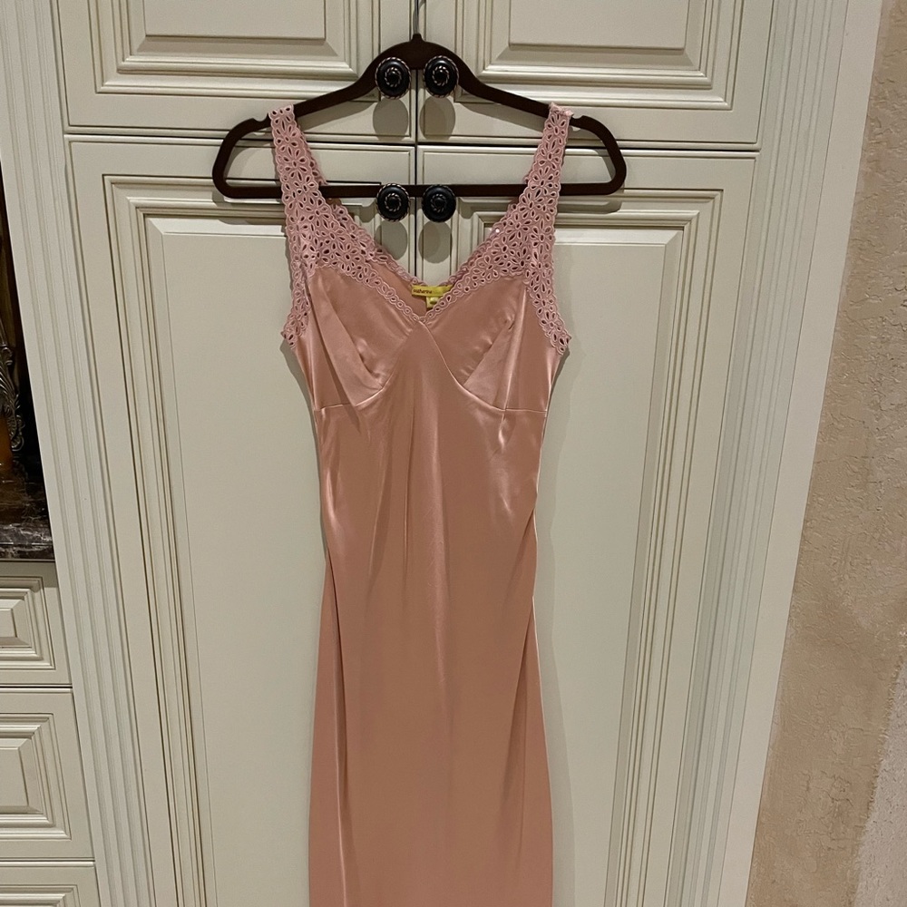 Catherine Malandrino peach slip dress